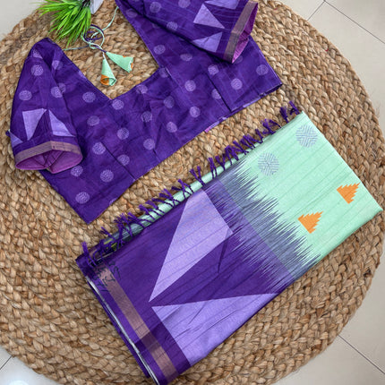Saree With Stitched Blouse - (size-38-42) - SWSB 335