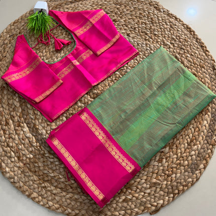 Saree With Stitched Blouse - (size-36-40) - SWSB 420