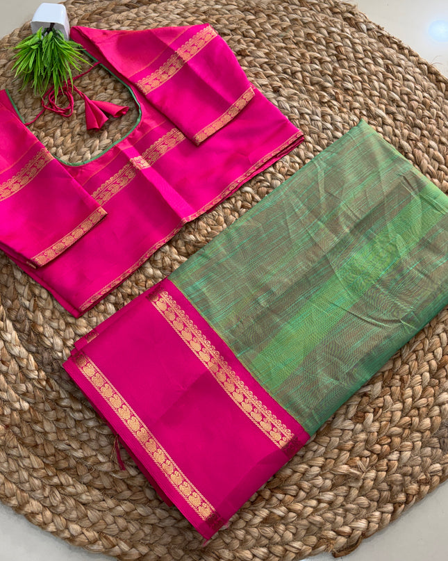 Saree With Stitched Blouse - (size-36-40) - SWSB 420