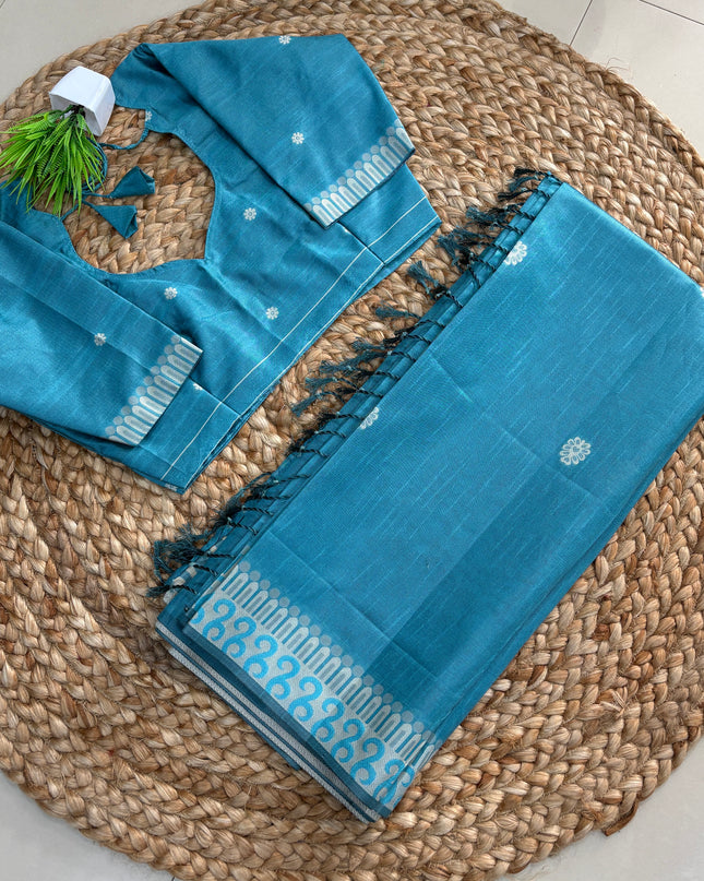 Saree With Stitched Blouse - (size-36-40) - SWSB 419