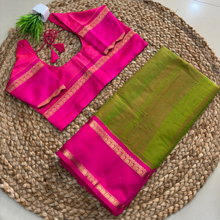 Saree With Stitched Blouse - (size-38-42) - SWSB 427