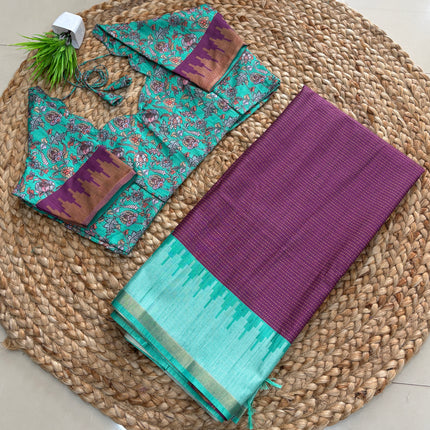 Saree With Stitched Blouse - (size-36-40) - SWSB 415
