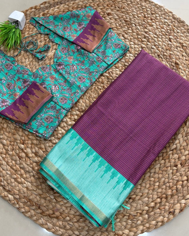 Saree With Stitched Blouse - (size-36-40) - SWSB 415