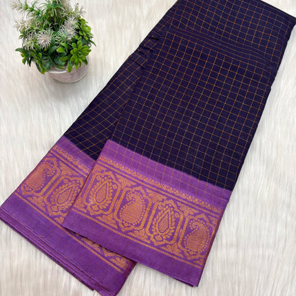 Sungudi Cotton Saree – SCS 10