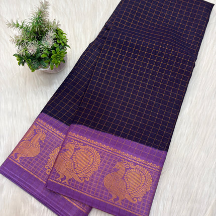 Sungudi Cotton Saree – SCS 09
