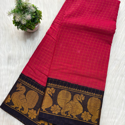 Sungudi Cotton Sarees - SCS 01