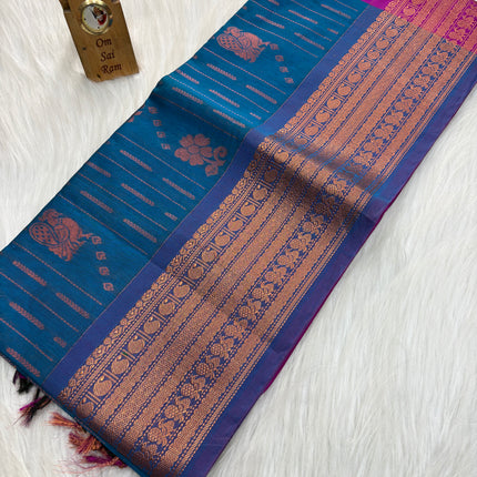 Kora Silk Cotton Saree - 004