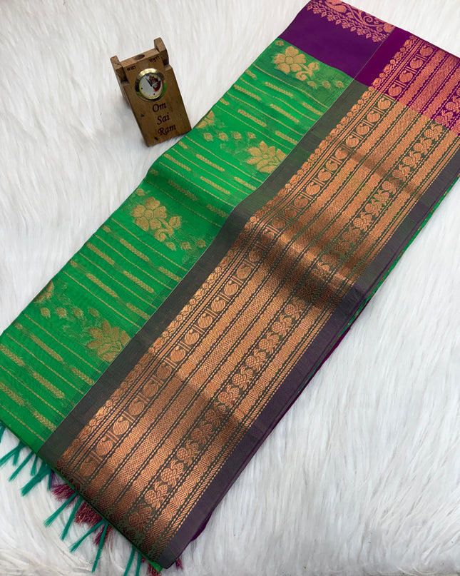 Kora Silk Cotton Saree - 005