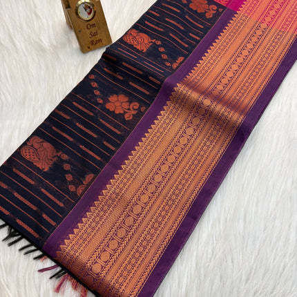 Kora Silk Cotton Saree - 006