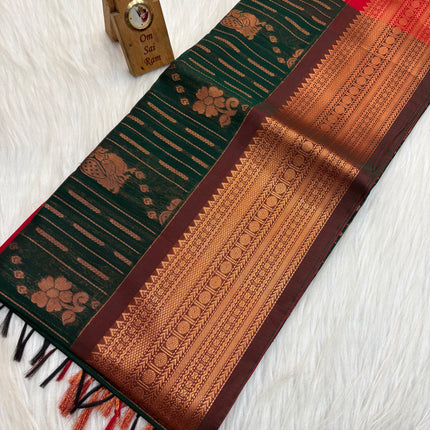 Kora Silk Cotton Saree - 008