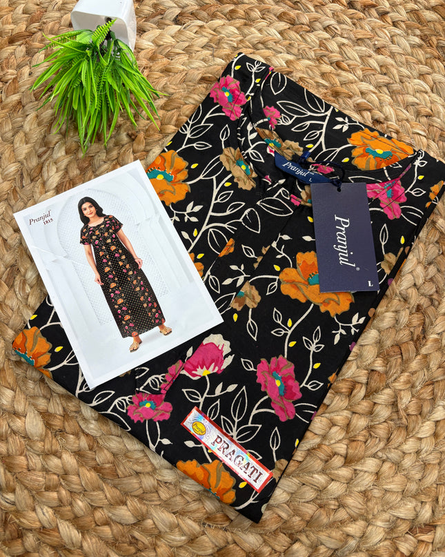 Pranjul Nighty - (SIZE - L - 4XL) - PN 101