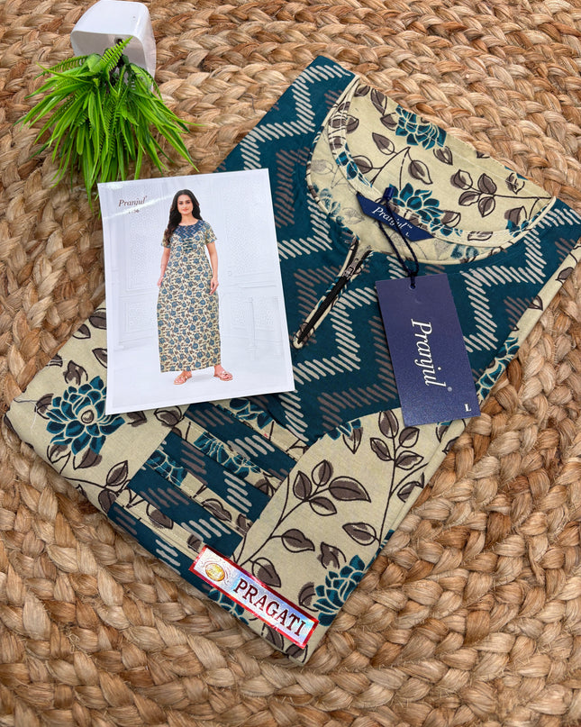 Pranjul Nighty - (SIZE- L - 4XL) - PN 103
