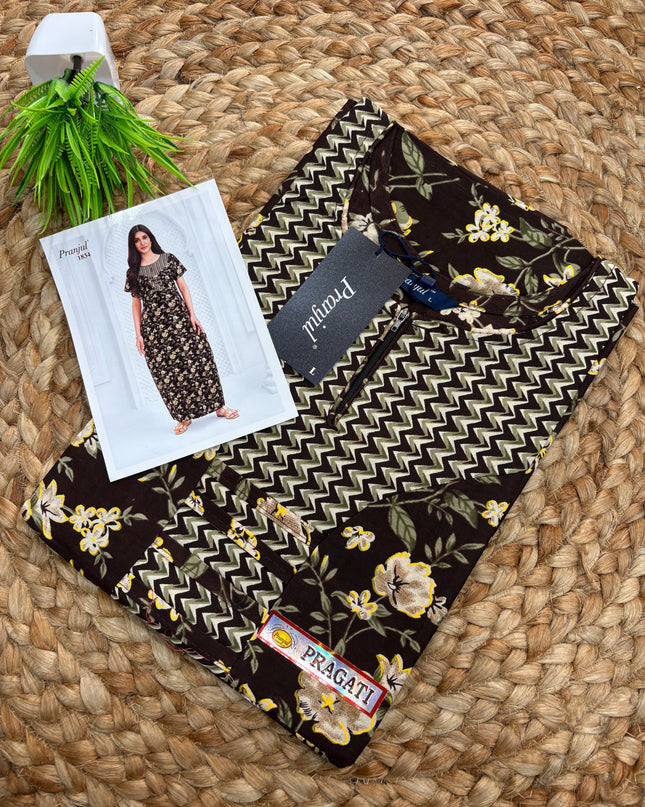 Pranjul Nighty - (SIZE - L - 4XL) - PN 104