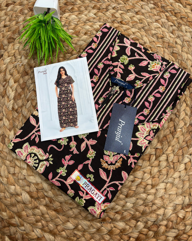 Pranjul Nighty - (SIZE - L - 4XL) - PN 108