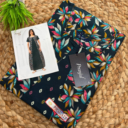 Pranjul Nighty - (SIZE - L - 4XL) - PN 112