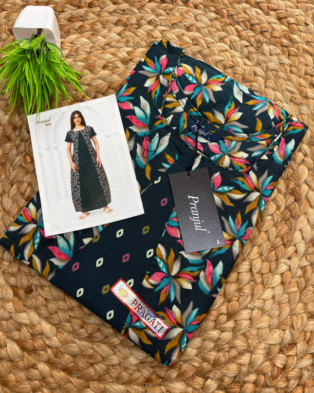 Pranjul Nighty - (SIZE - L - 4XL) - PN 112