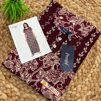 Pranjul Nighty - (SIZE - L - 4XL) - PN 115