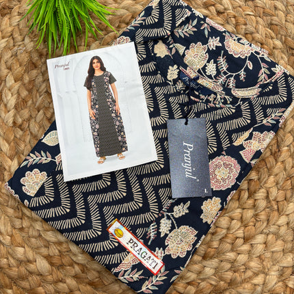 Pranjul Nighty - (SIZE - L - 4XL) - PN 120