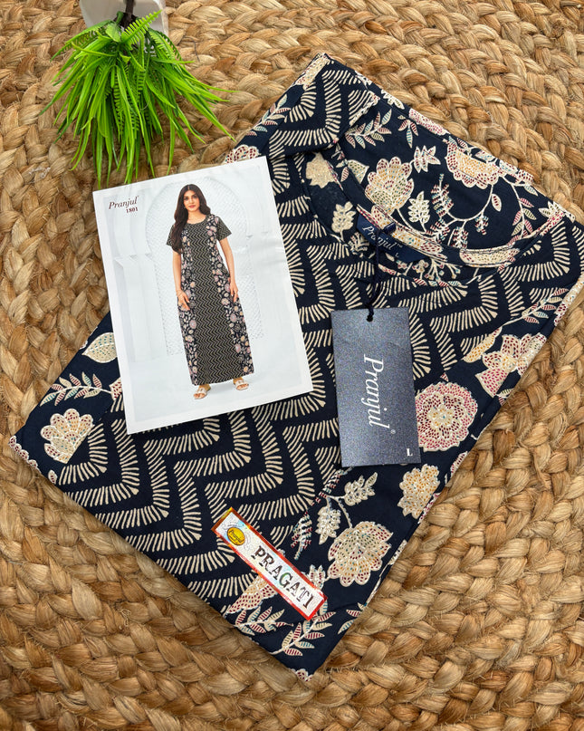 Pranjul Nighty - (SIZE - L - 4XL) - PN 120