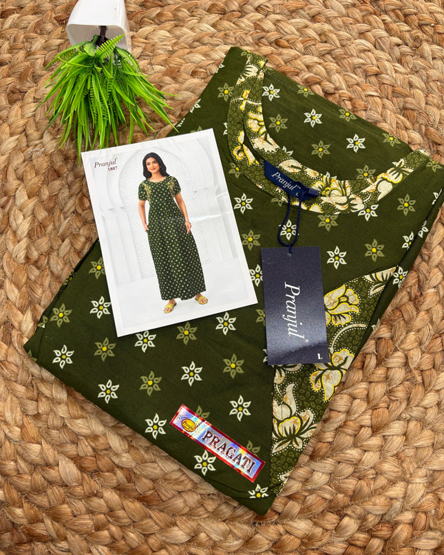 Pranjul Nighty - Frock Model (SIZE - L - 4XL) - PN 124