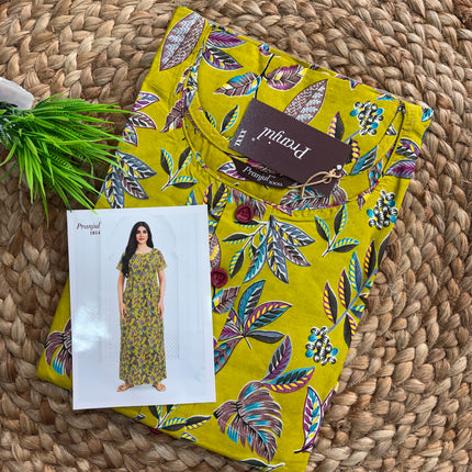 Pranjul Nighty - No Zip -No Button (SIZE - L - 4XL) - PN 141