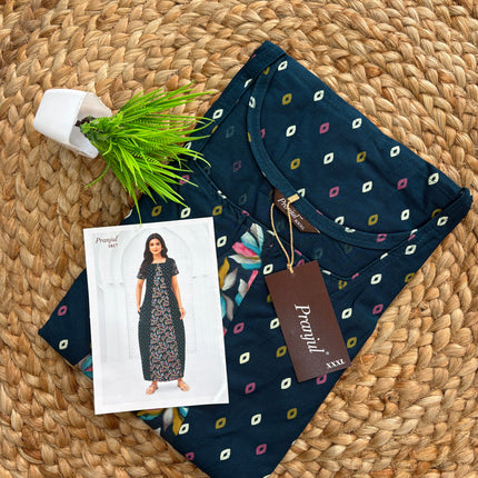 Pranjul Nighty - No zip - No Button (SIZE - L - 4XL) - PN 142