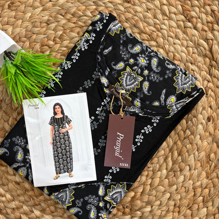 Pranjul Nighty- Zip Model (SIZE - L - 4XL) - PN 146