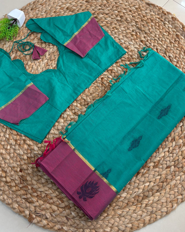 Saree With Stitched Blouse - (SIZE-38-42) - SWSB 520