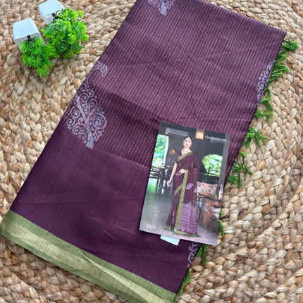 Semi Tussar Saree - STS 001