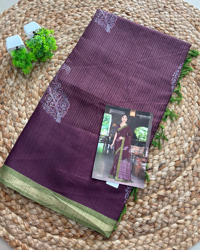 Semi Tussar Saree - STS 001