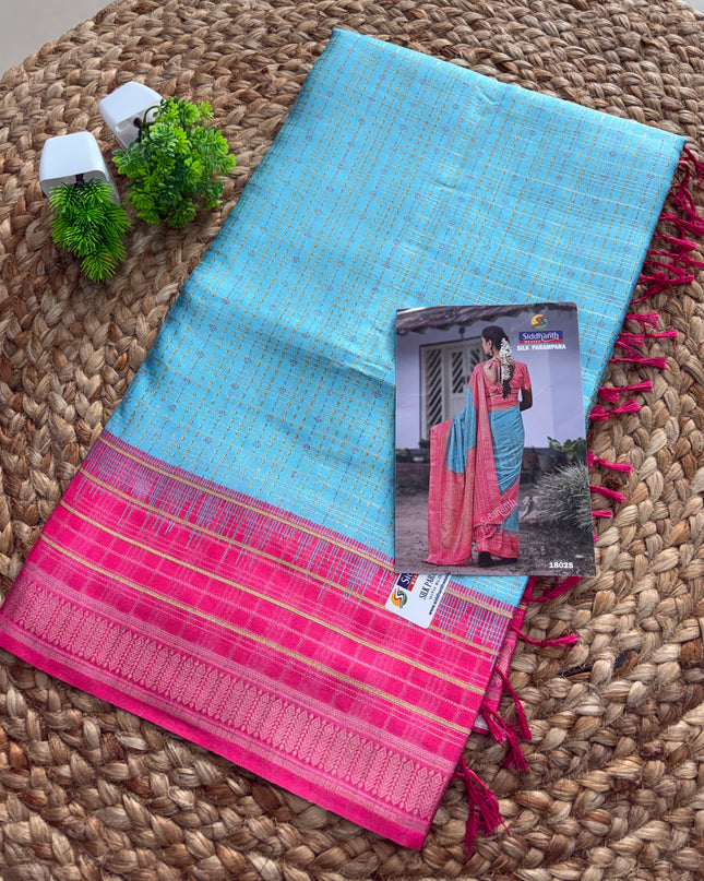 Semi Tussar Saree - STS 005