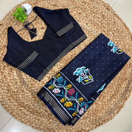 Saree With Stitched Blouse - (SIZE-38-42) - SWSB 537