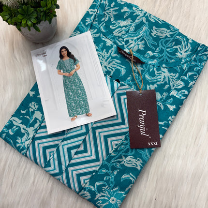Pranjul Long Top Nighty