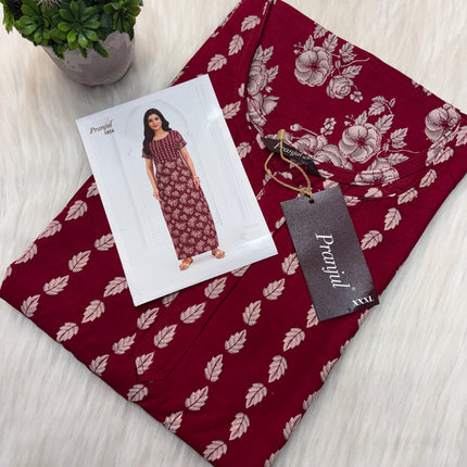 Pranjul Long Top Nighty