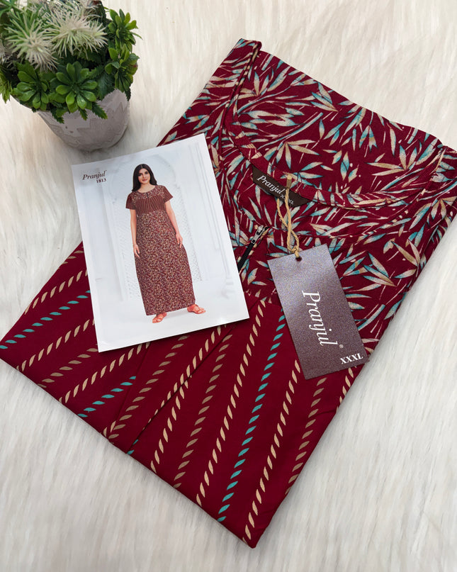 Pranjul Long Top Nighty