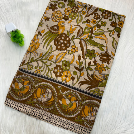 Kalamkari Cotton Saree – KCS 138