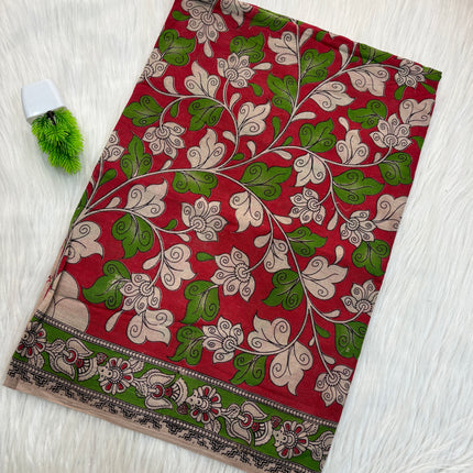 Kalamkari Cotton Saree – KCS 143
