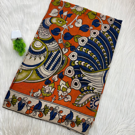 Kalamkari Cotton Saree – KCS 144
