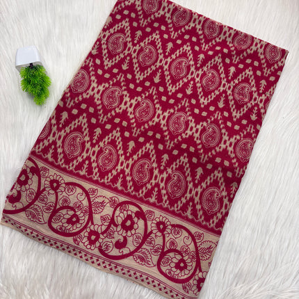 Kalamkari Cotton Saree – KCS 147