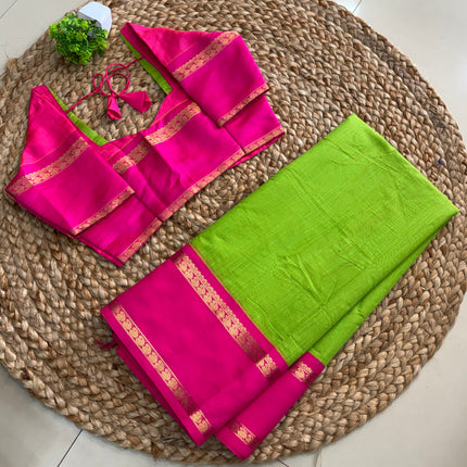 Saree With Stitched Blouse - (SIZE-34-38) - SWSB 552