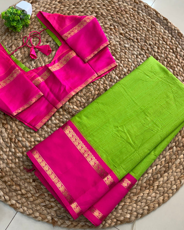 Saree With Stitched Blouse - (SIZE-34-38) - SWSB 552