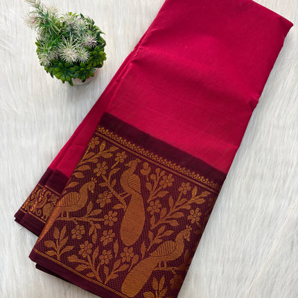 Sungudi Cotton Saree - SCS 11