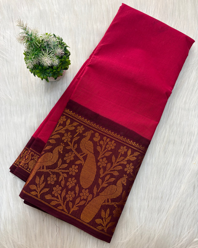 Sungudi Cotton Saree - SCS 11