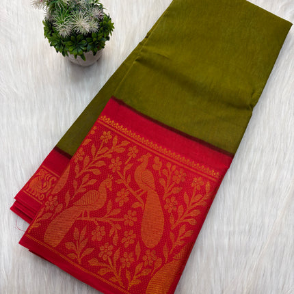 Sungudi Cotton Saree - SCS 13