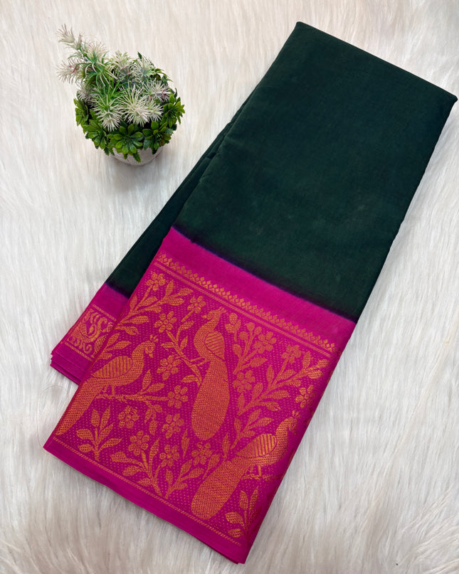 Sungudi Cotton Saree - SCS 14