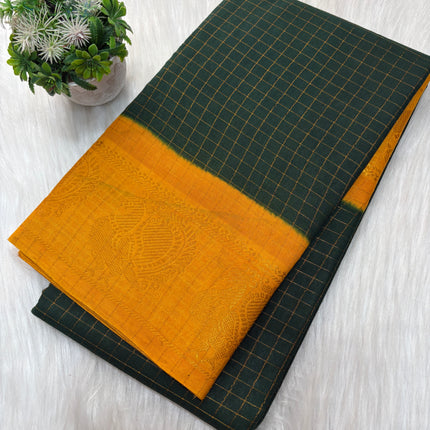Sungudi Cotton Saree - SCS 19