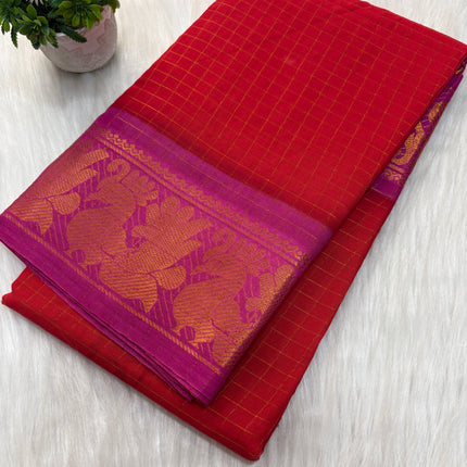 Sungudi Cotton Saree - SCS 20