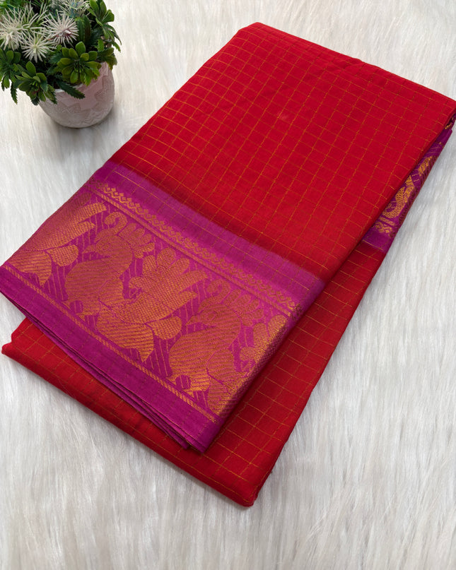 Sungudi Cotton Saree - SCS 20