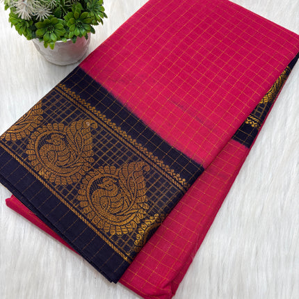 Sungudi Cotton Saree - SCS 23