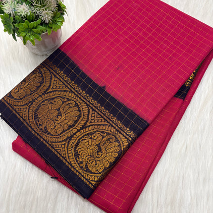 Sungudi Cotton Saree - SCS 24